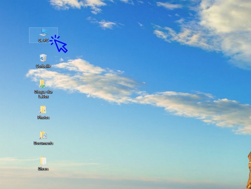 Windows - Ouvrir l'explorateur de fichiers