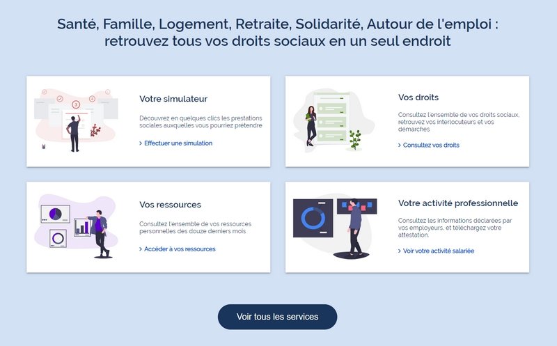 Consulter les aides sociales