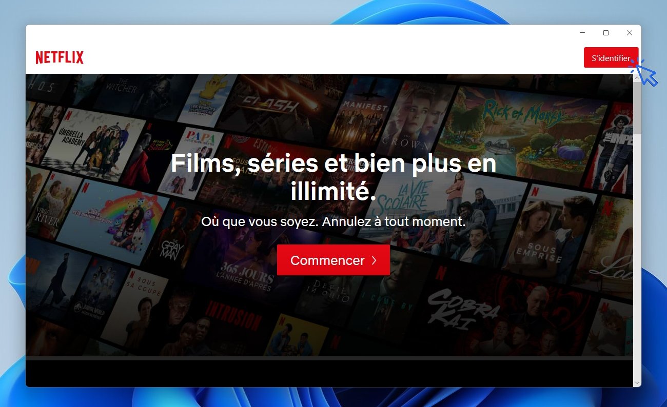 Installer Netflix sur son PC