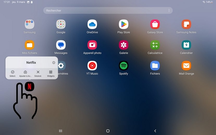 Comment installer une application sur une tablette.