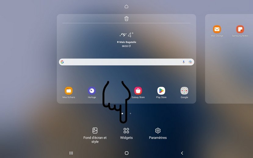 Supprimer une icône sur téléphone ou tablette Android