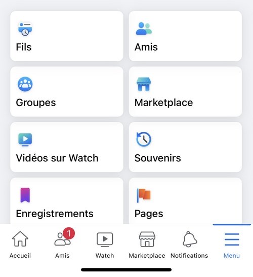 Changer email Facebook depuis un smartphone ou une tablette