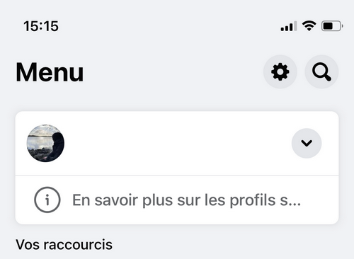 Changer email Facebook depuis un smartphone ou une tablette