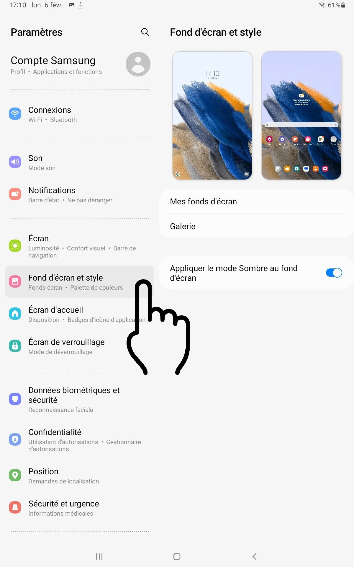 Tuto comment changer le fond d'écran de sa tablette ou de son smartphone Android.