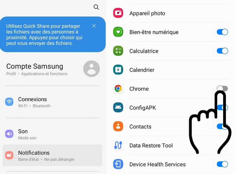 Tuto : comment désactiver les notifications. Pour smartphones et tablettes.