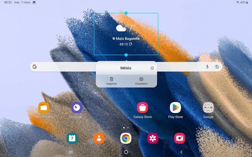 Supprimer une icône sur téléphone ou tablette Android