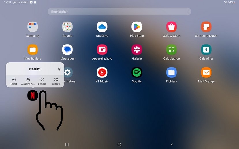 Comment installer une application sur une tablette.