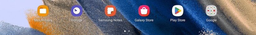 Ouvrir les paramètres sur sa tablette
