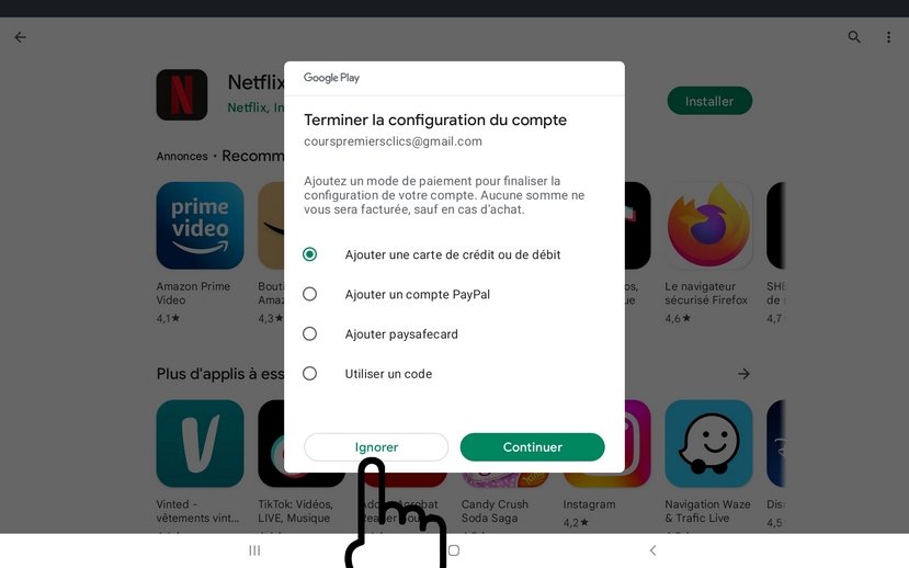 Comment installer une application sur une tablette.