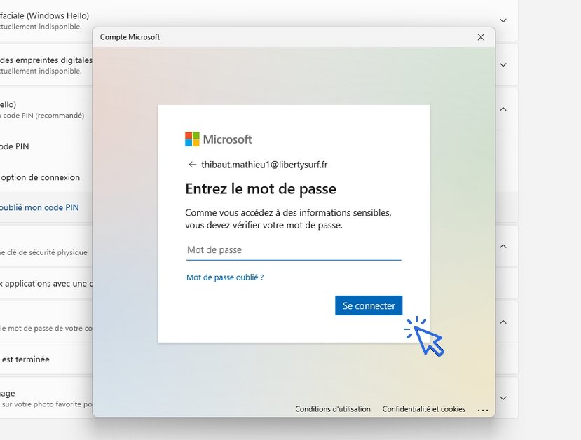 code pin oublié dans windows 2 Code PIN oublié dans Windows