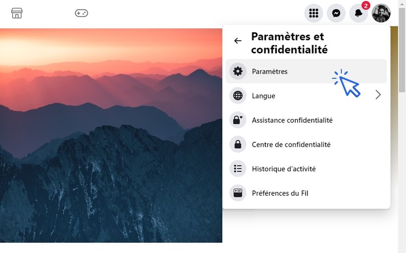 comment-supprimer--un-compte-facebook-depuis-un-ordianteur-2 Comment ouvrir les paramètres de Facebook