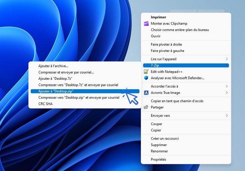 compresser fichiers ave 7zip 2 Compresser des fichiers avec 7zip
