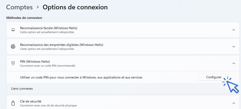 Ouvrir son PC sous Windows avec un code PIN à la place d'un mot de passe. Tutos PC.