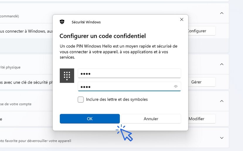 Ouvrir son PC sous Windows avec un code PIN à la place d'un mot de passe. Tutos PC.