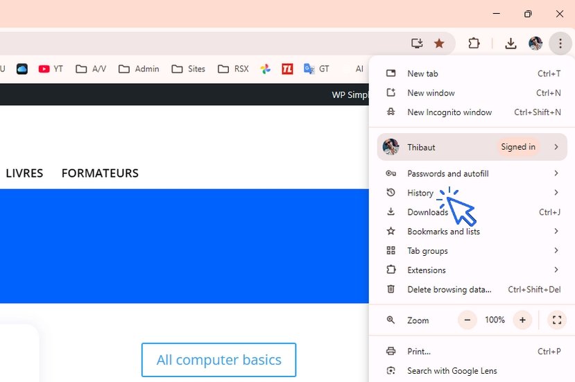 How to display history in Google - Android and Windows tutorials for beginners How to display history in Google - Android and Windows tutorials for beginners