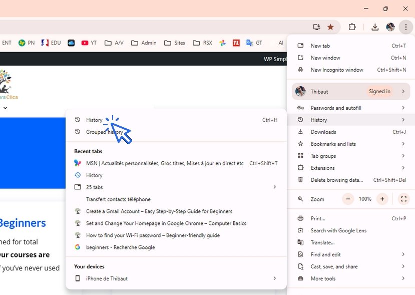 How to view google browsing (Chrome Edge Firefox) How to view google browsing (Chrome Edge Firefox)